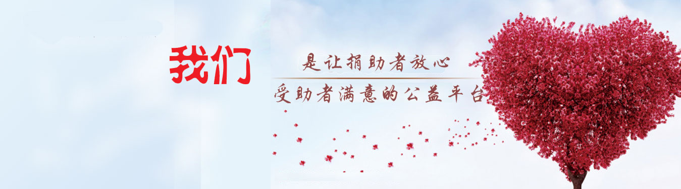 我们是让捐助者放心的公益平台